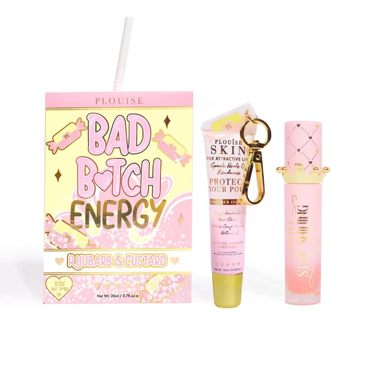 P. Louise P.Louise Bad Bitch Energy Lip Duo- Lip Oil|Lip Conditioner