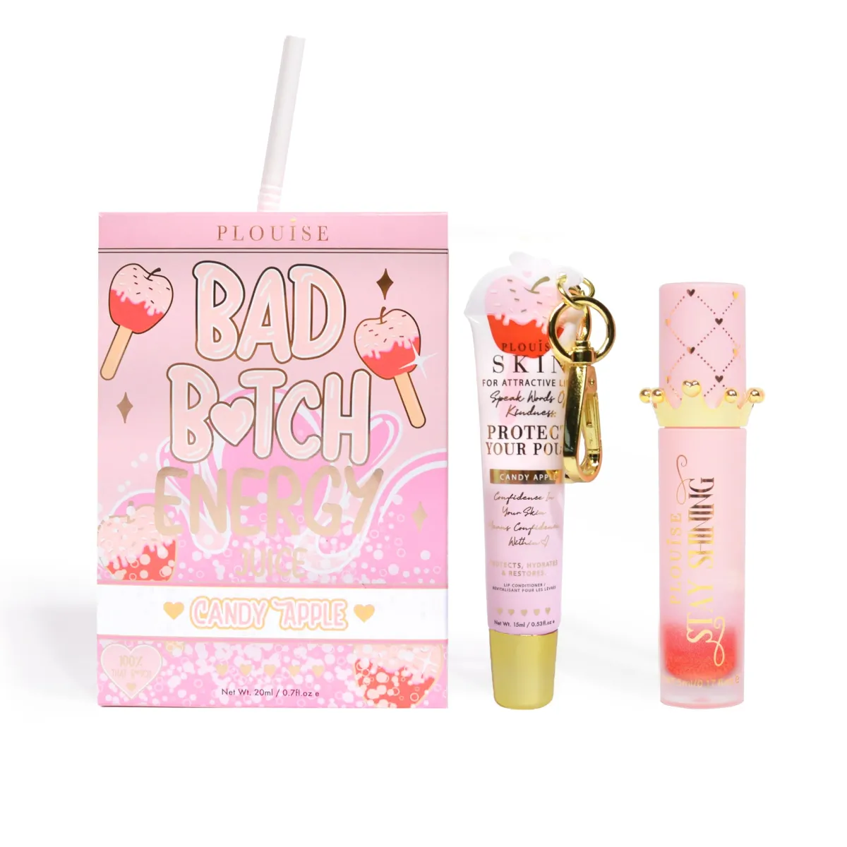 P. Louise P.Louise Bad Bitch Energy Lip Duo- Lip Oil|Lip Conditioner