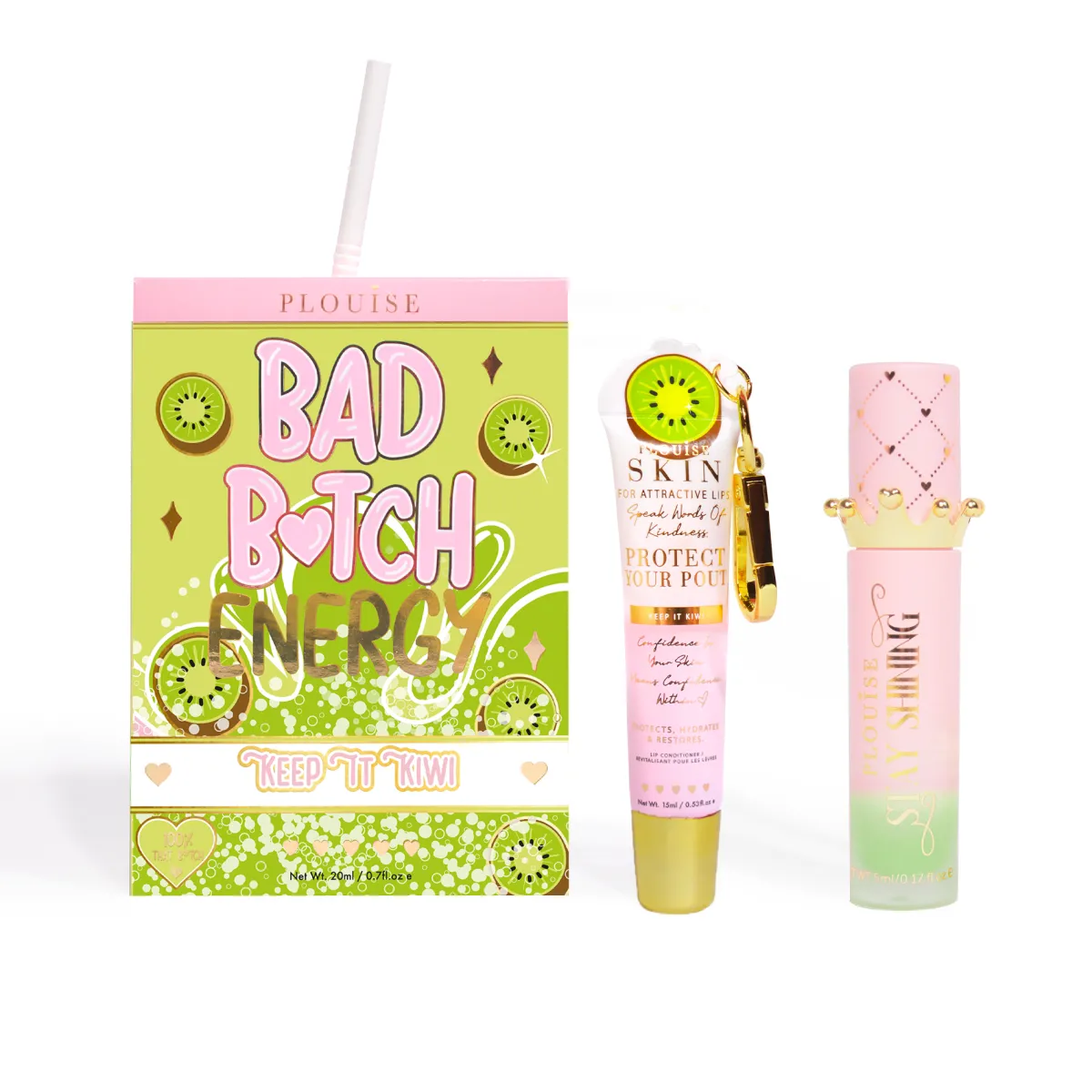 P. Louise P.Louise Bad Bitch Energy Lip Duo- Lip Oil|Lip Conditioner