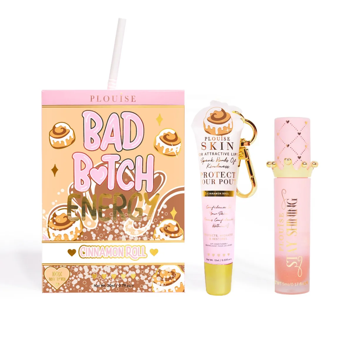 P. Louise P.Louise Bad Bitch Energy Lip Duo- Lip Oil|Lip Conditioner