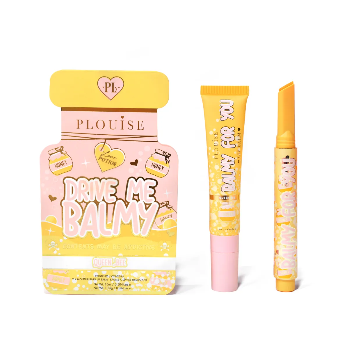 P. Louise P.Louise Drive Me Balmy Lip Balm Duo- Drive Me Balmy