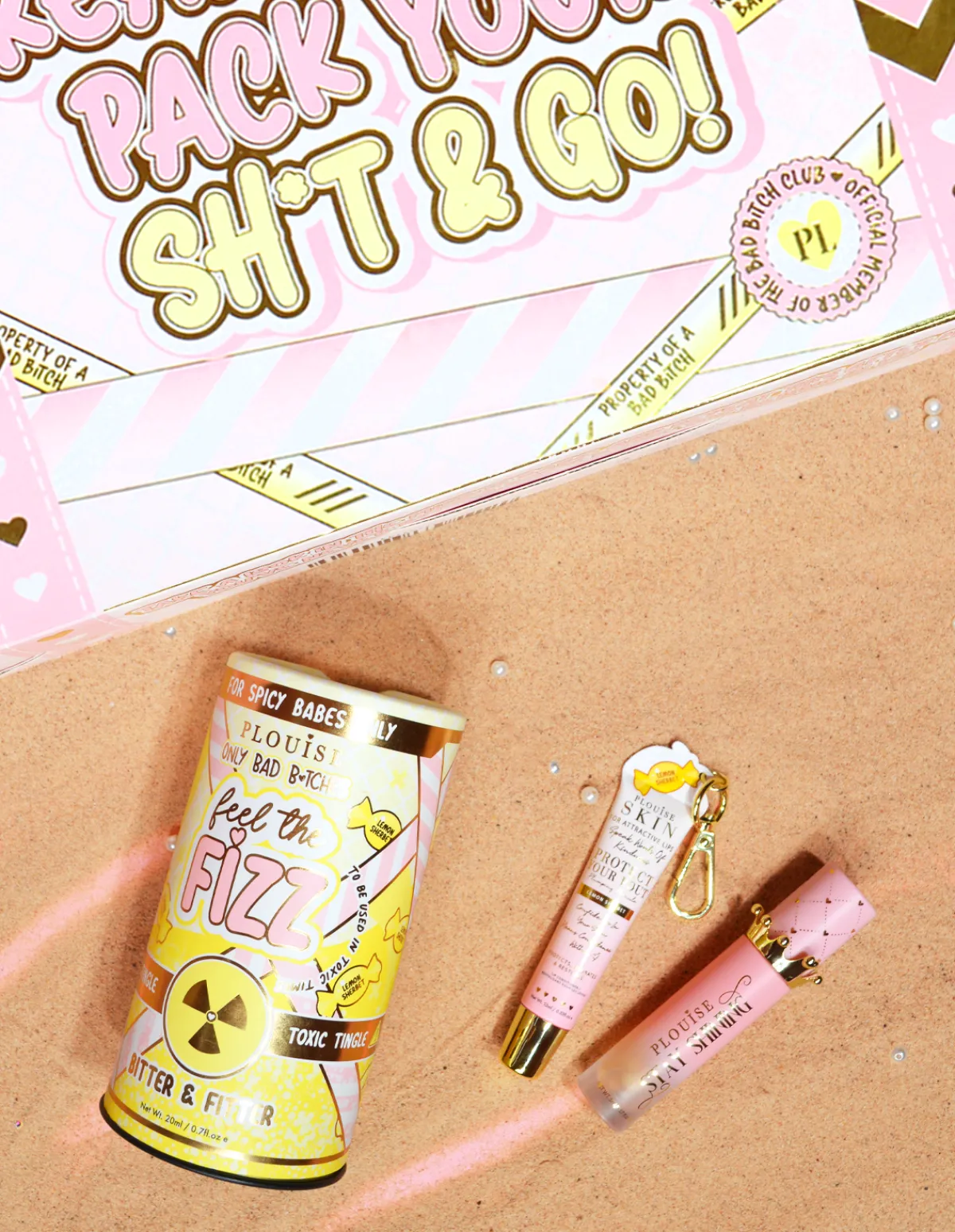P. Louise P.Louise Feel The Fizz Plumping Lip Duo- Lip Conditioner|Lip Oil