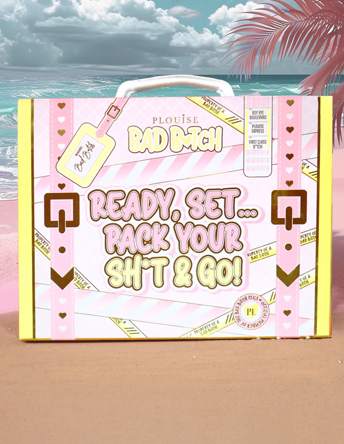 P. Louise P.Louise Ready, Set... Pack Your Sh*t And Go! Suitcase- Lip Conditioner